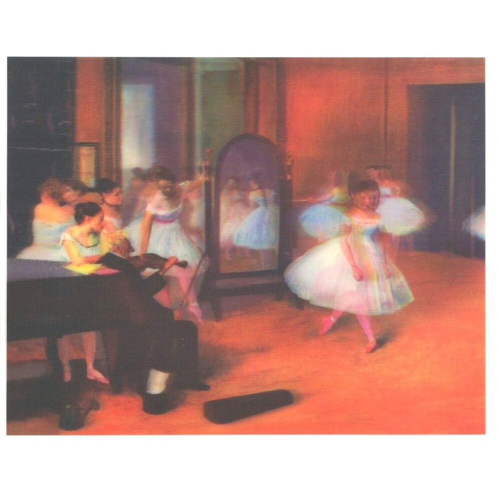 The Dance Class 1871 by Edgar Degas Art‎ Photo Print 8" x 10" Lenticular 3D 3-D